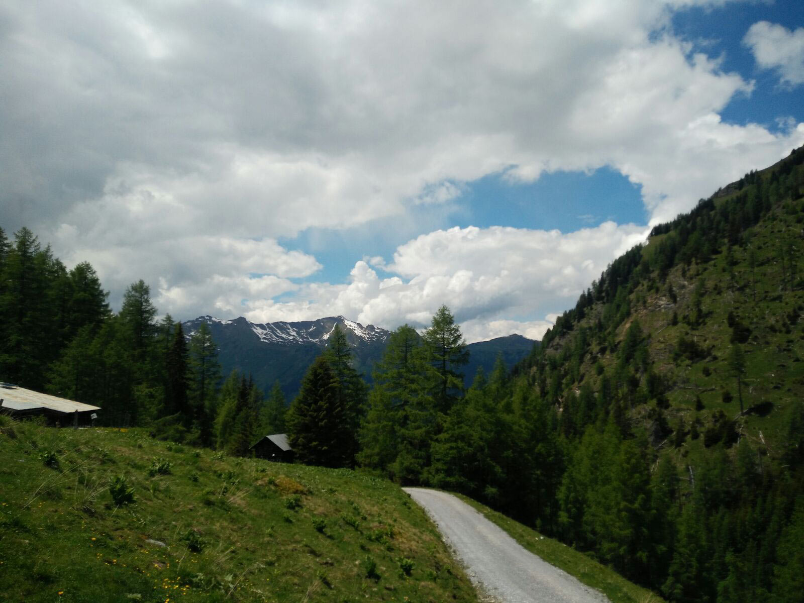 Eine Radeltour duch die Berge