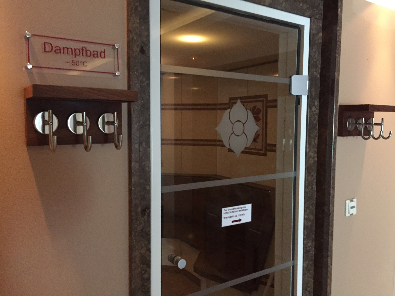 Dampfad - ungefähr 50°C