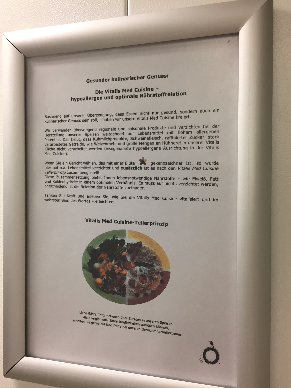 Med Cuisine in der Villa Vitalis - gesunde, kulinarische Küche