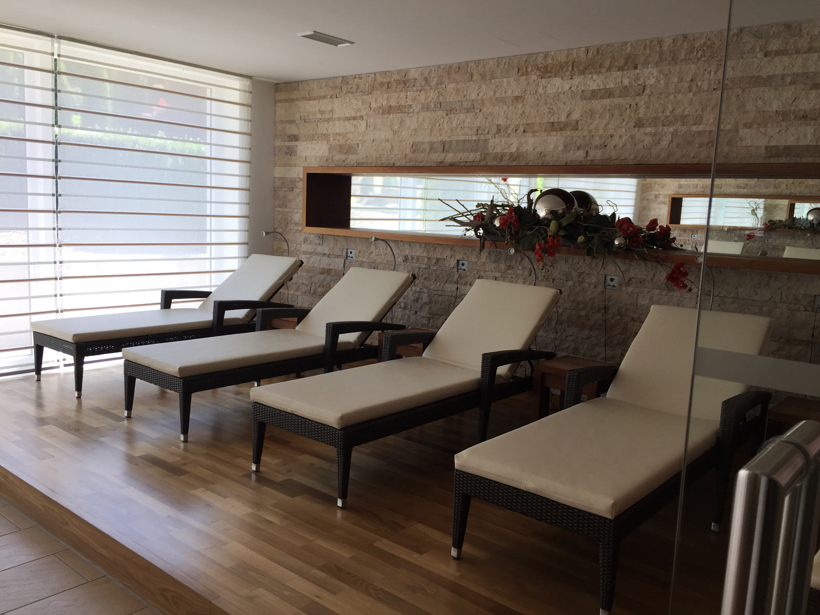 Ruheraum im Sauna-Areal der Villa Vitalis